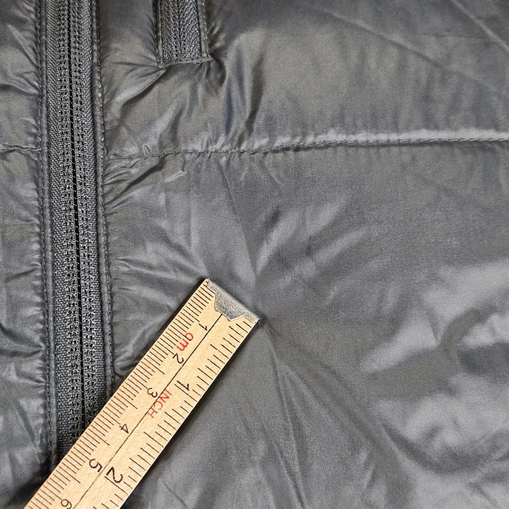 Eddie Bauer Packable Down 650 Puffer Jacket Women L Gray EB6061 Winter Gorpcore